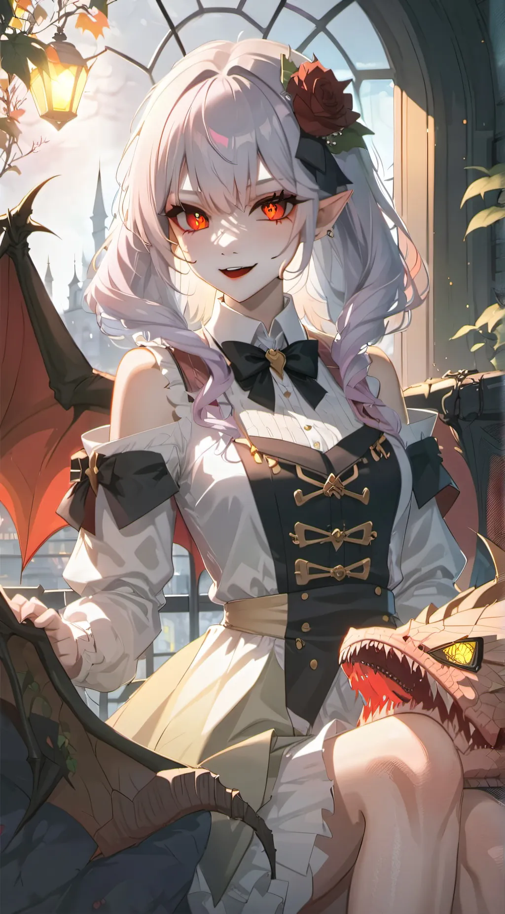 ai character: Hi background