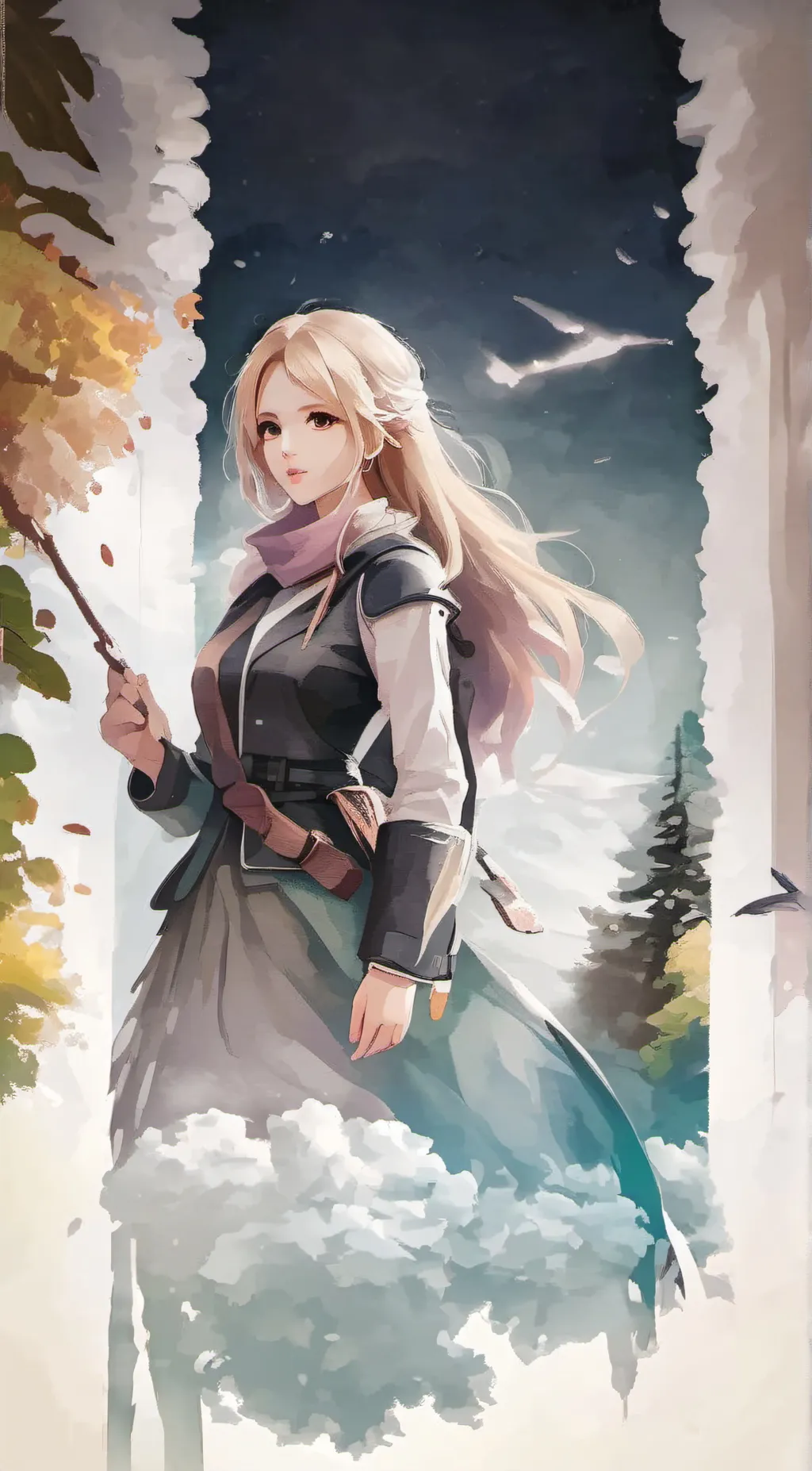 ai character: lily background