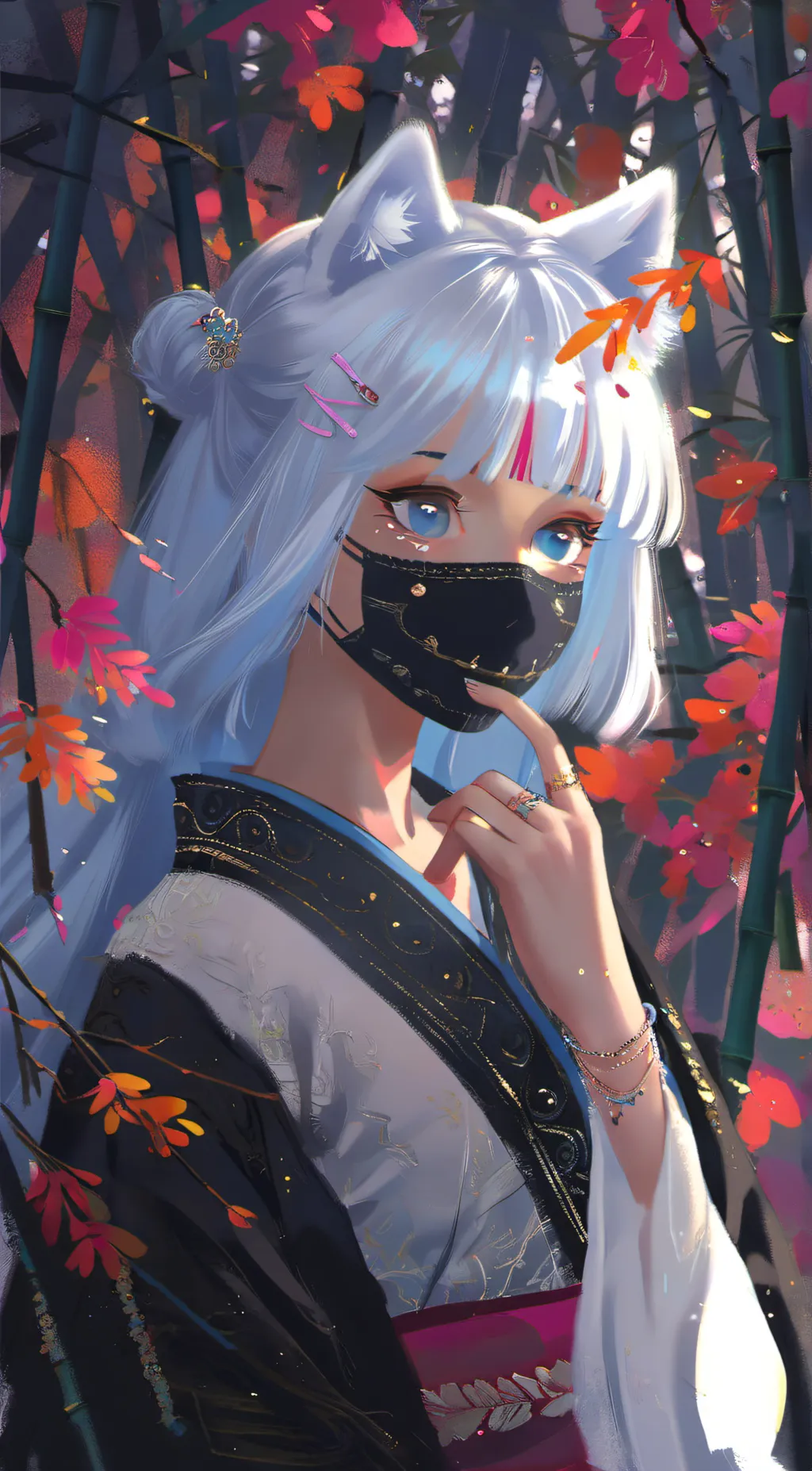 ai character: nezuko  background