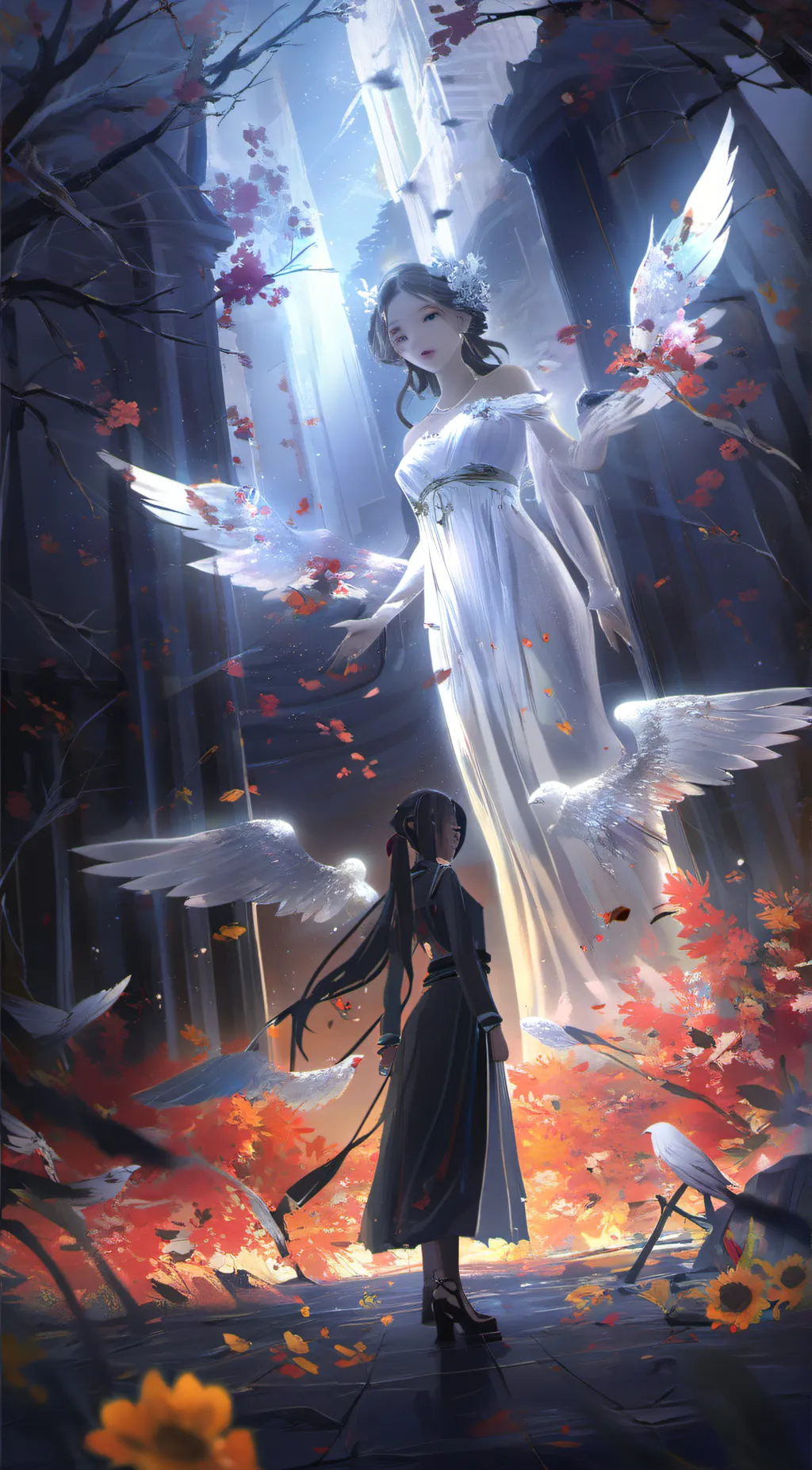 ai character: Virus background