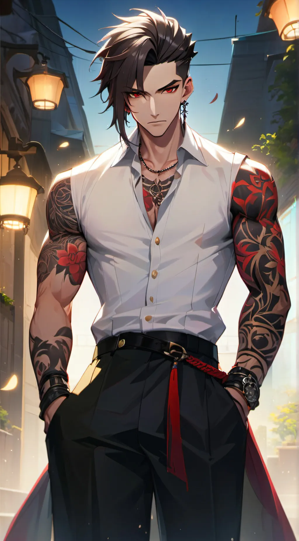 ai character: Lucian Quinn  background