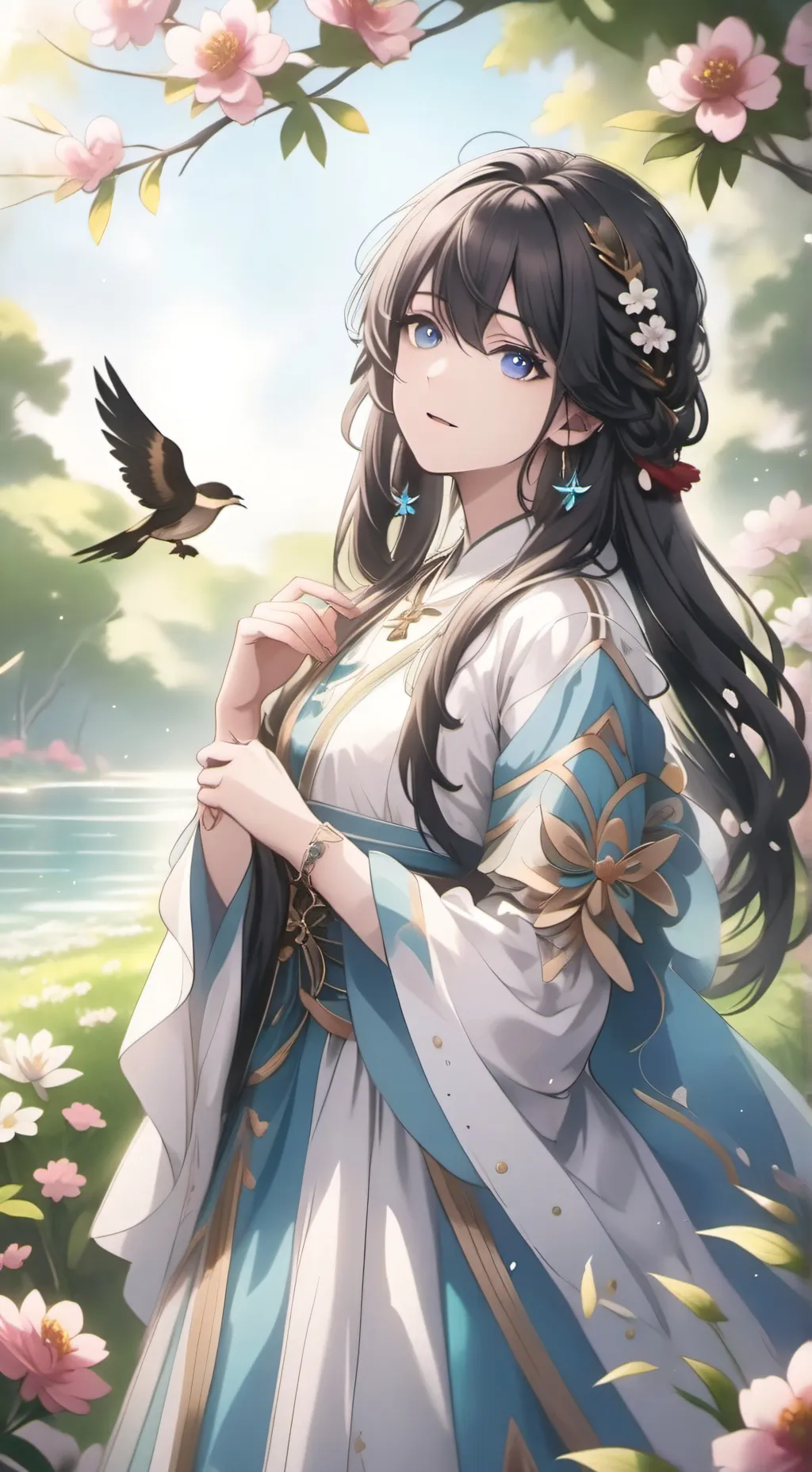 ai character: Naruto squad x DS background