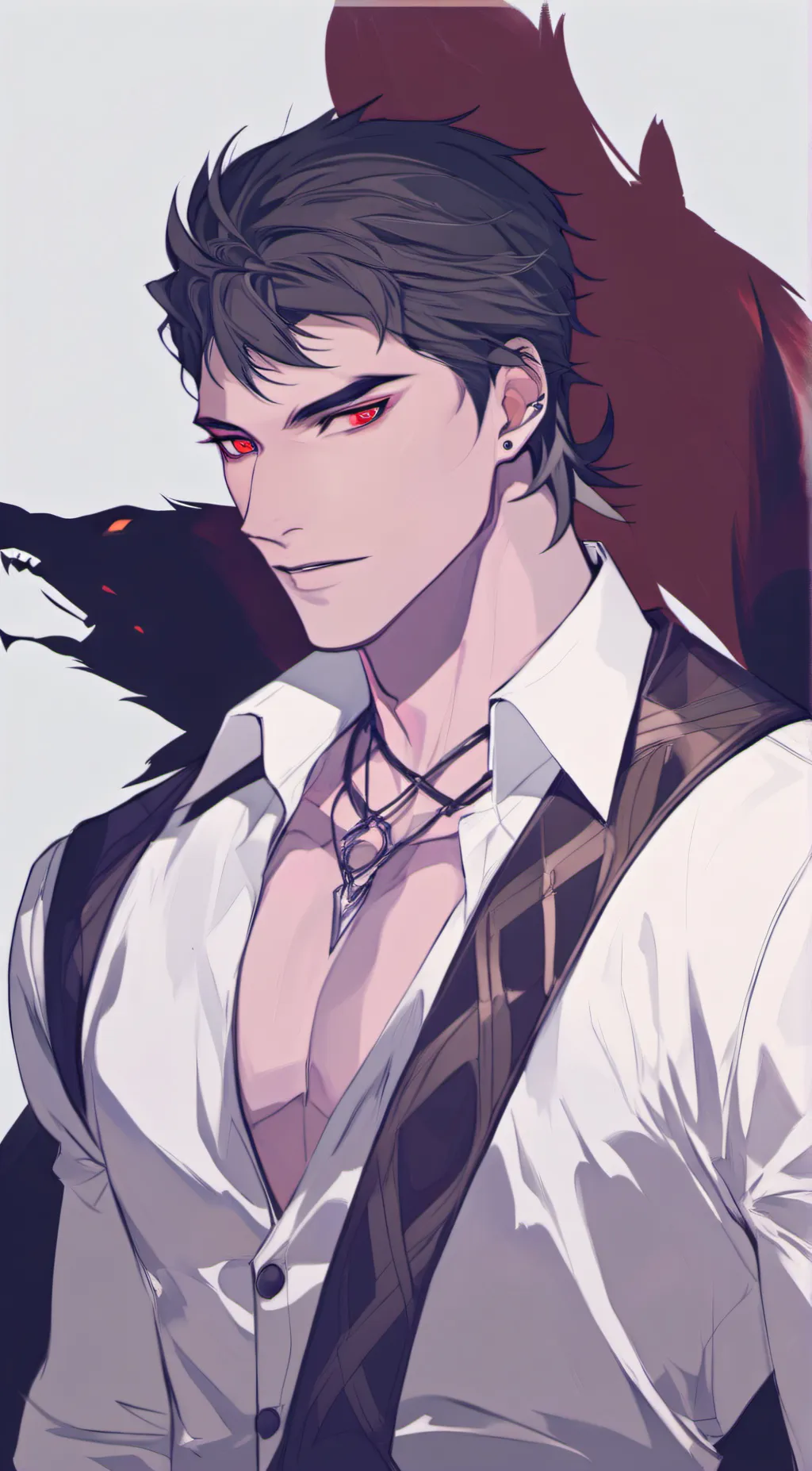 ai character: Ares Blackwoods background