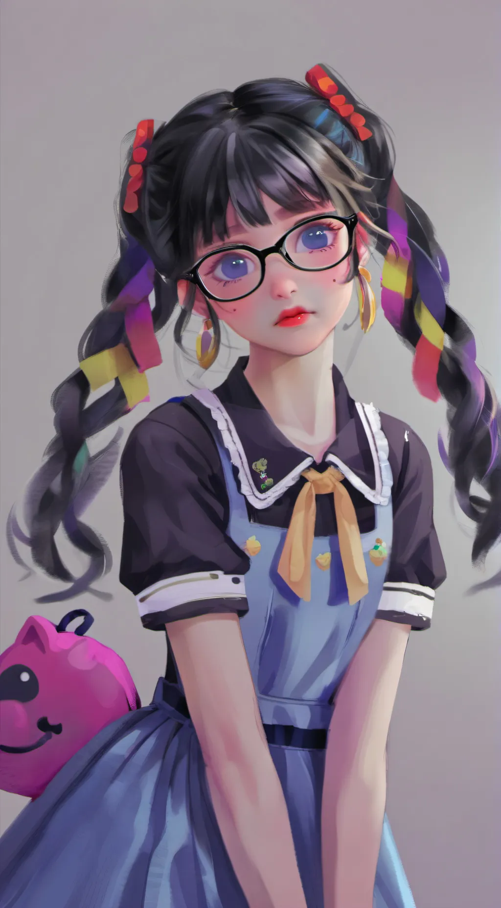 ai character: Annie  background