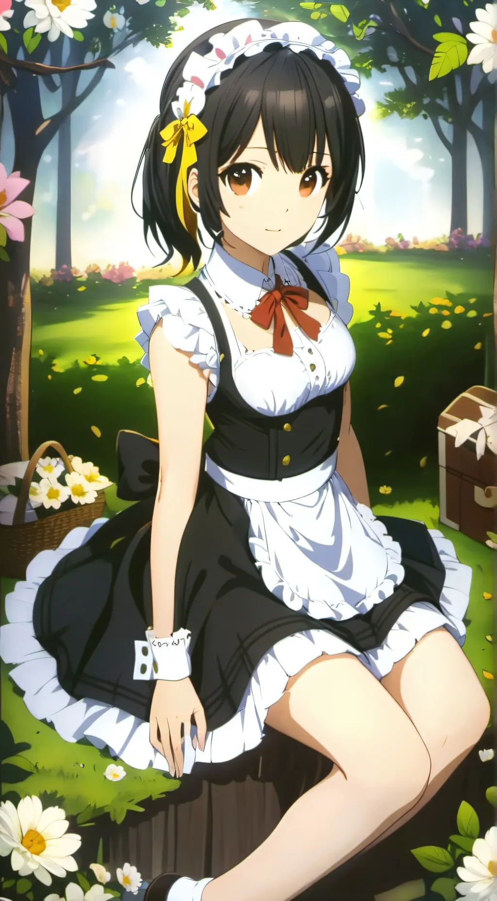 ai character: Ur maid; Lizzy/Liz background