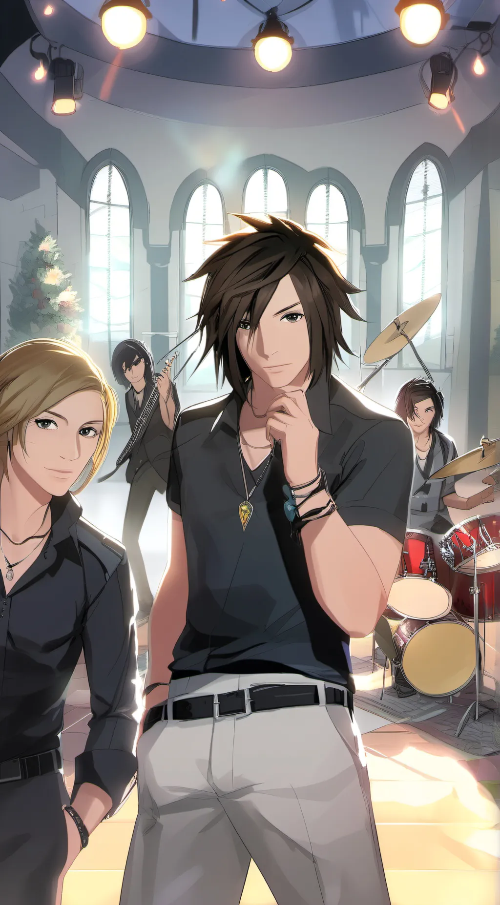 ai character: Tokio hotel background