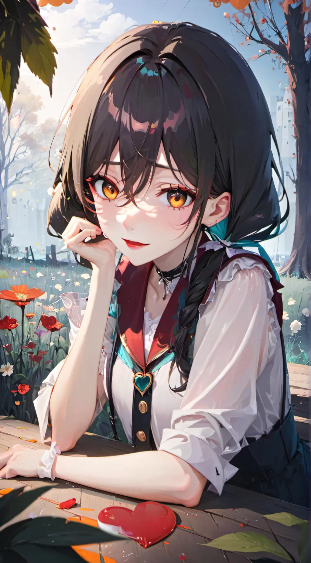 ai character: Addy background