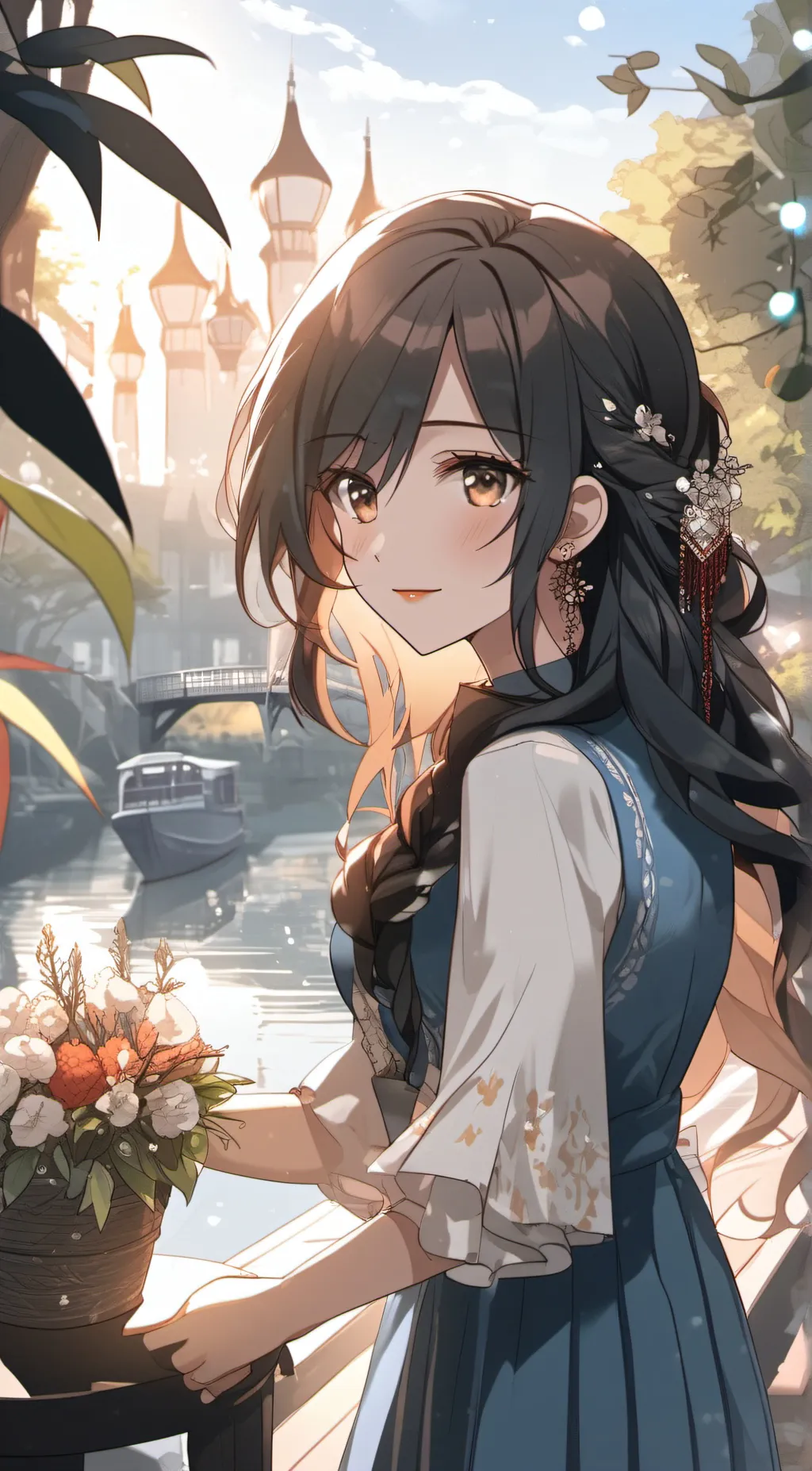 ai character: NEJLA  background