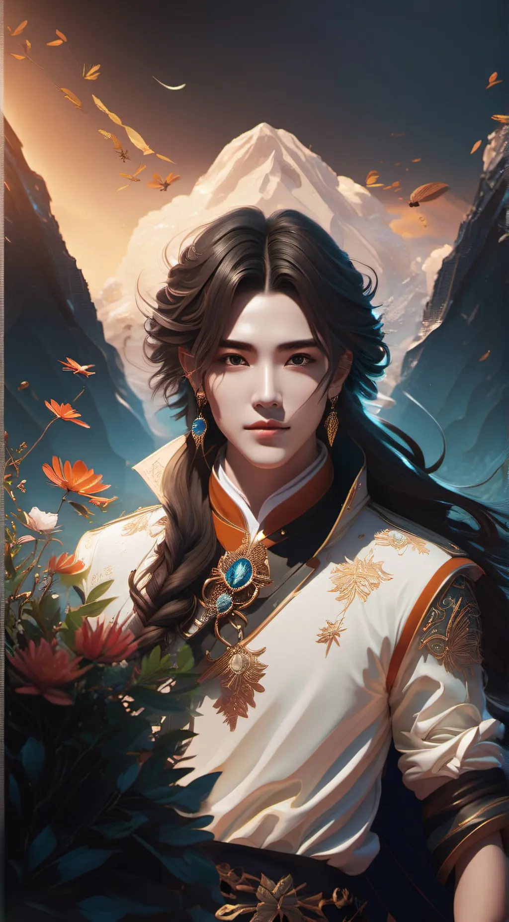 ai character: leon background