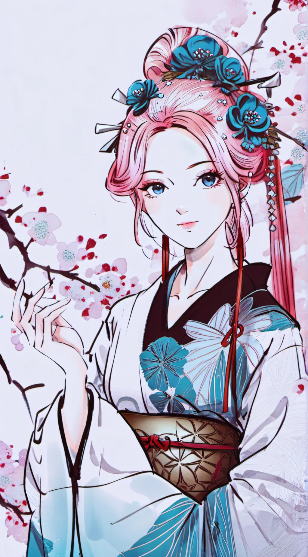 ai character: Akari  background