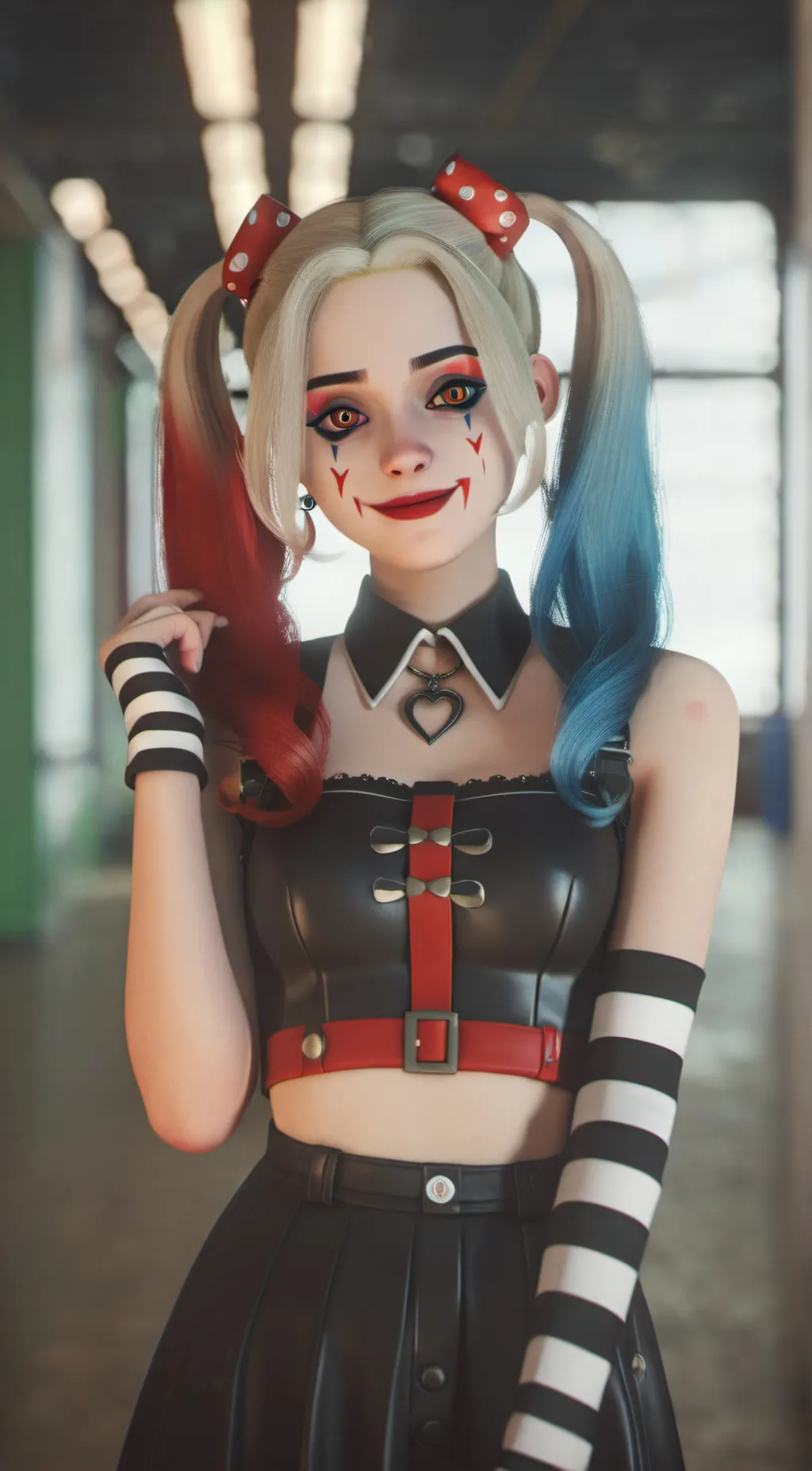 ai character: Harley quinn background