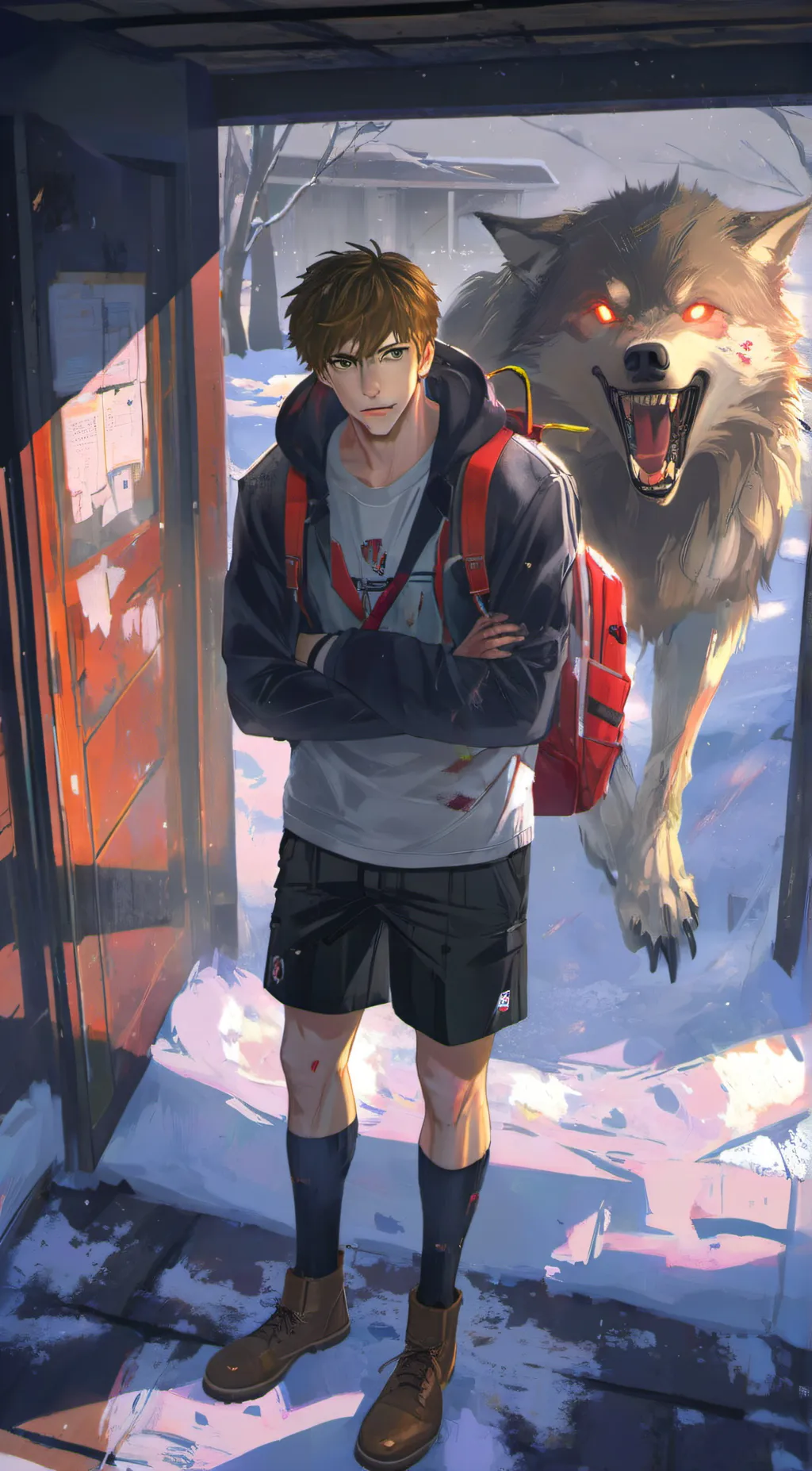 ai character: miles background