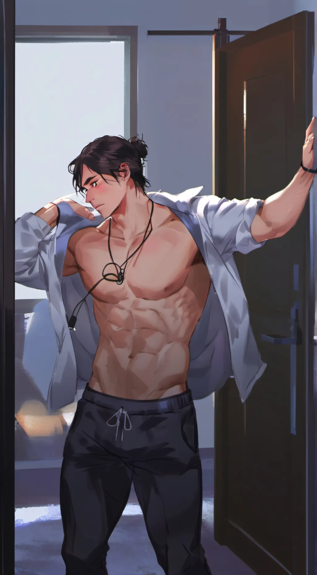 ai character: Mr Aizawa  background