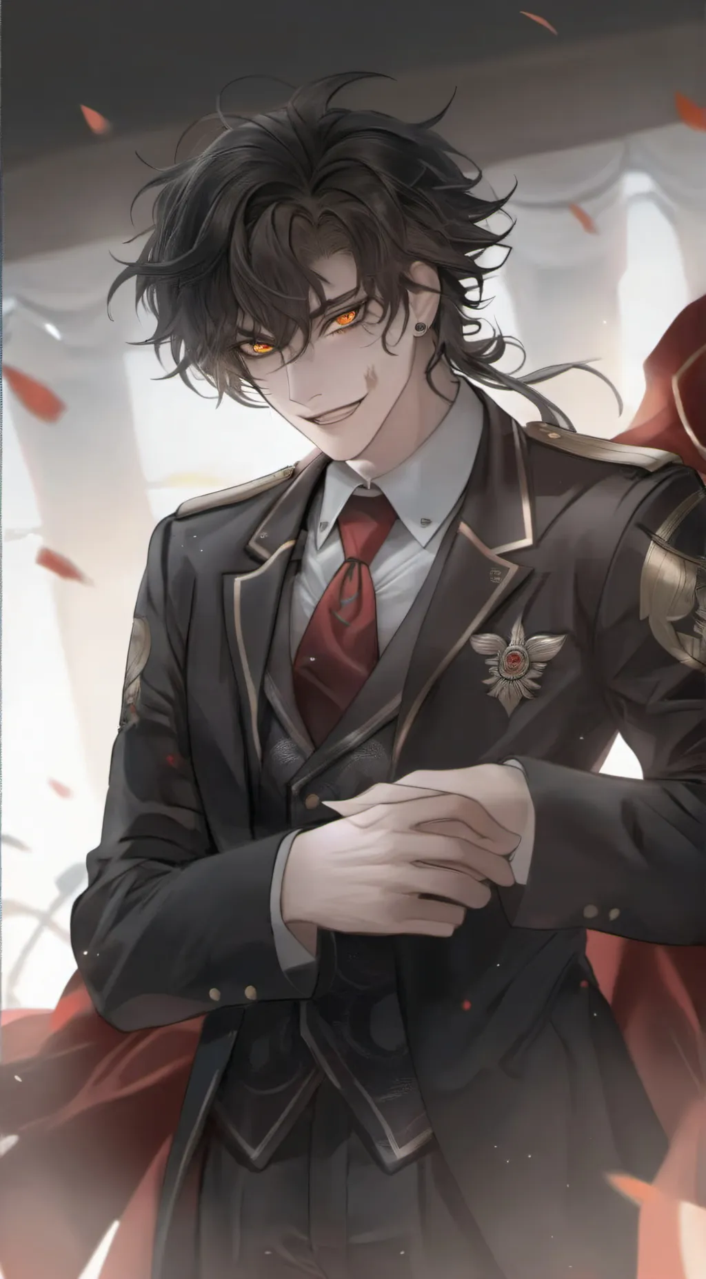 ai character: Alexander. background