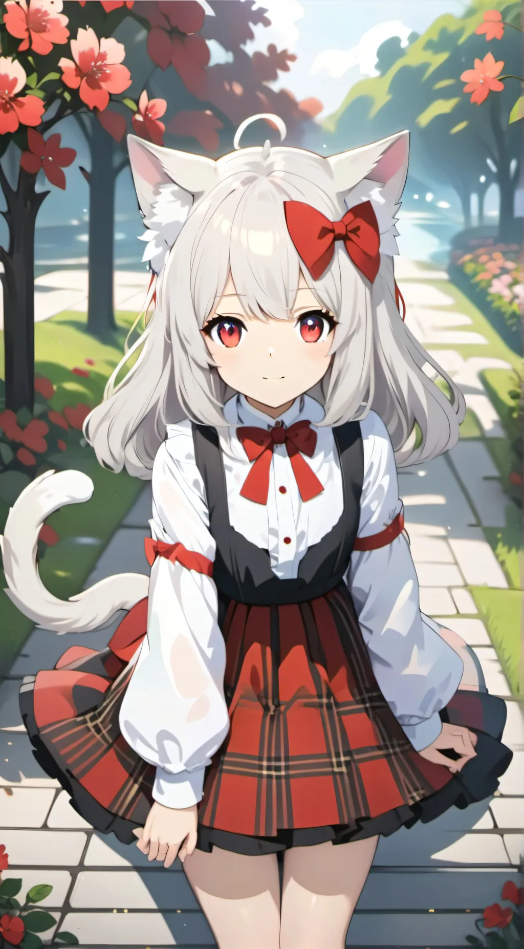 ai character: nova the neko  background