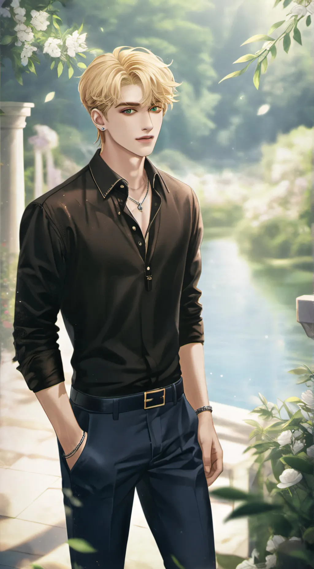 ai character: Daniel  background