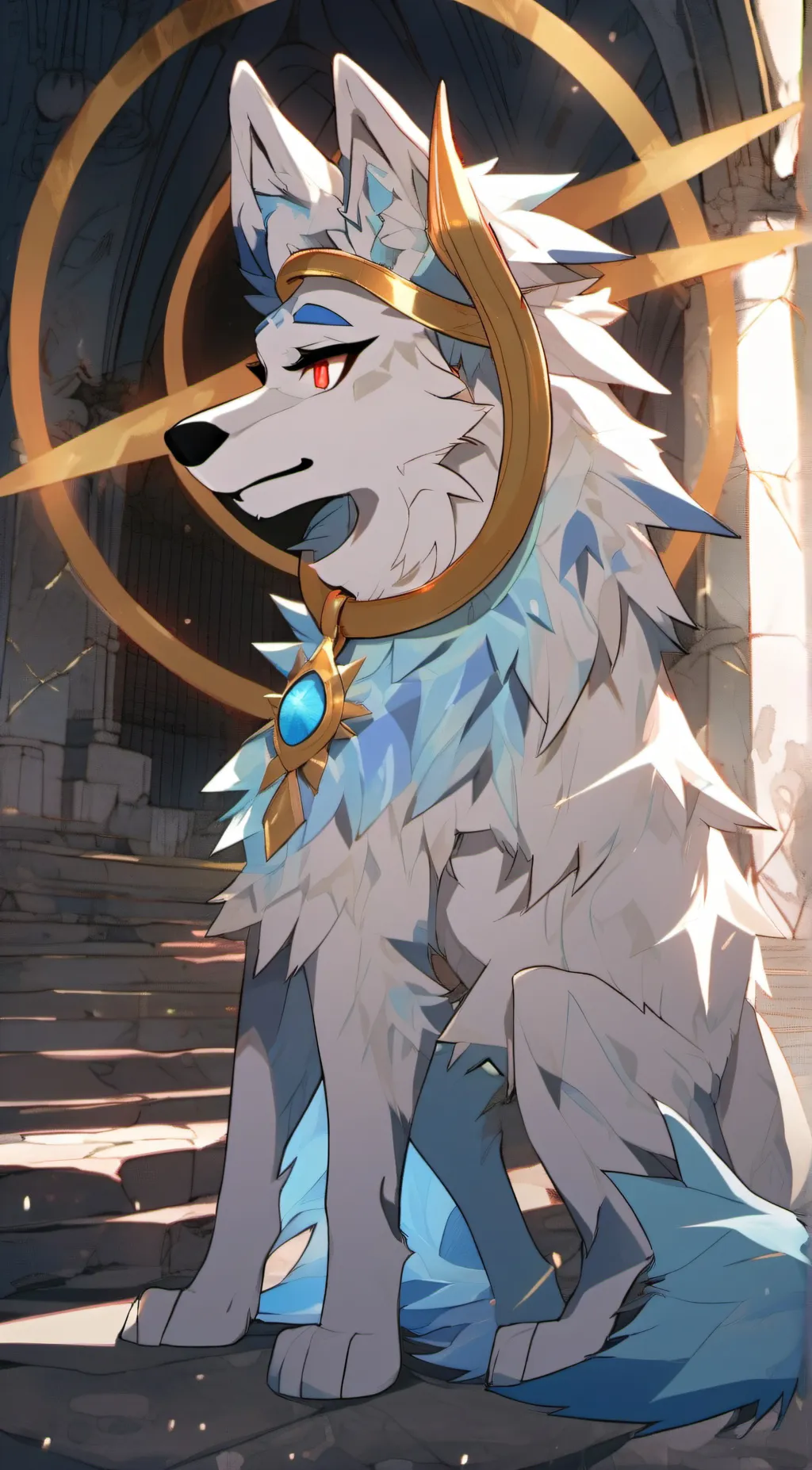 ai character: Angel Loona background