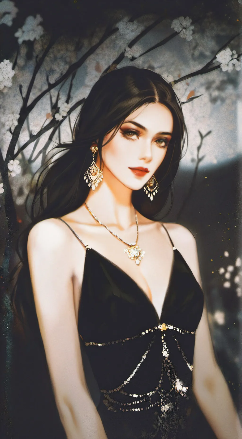 ai character: Lea Khate background