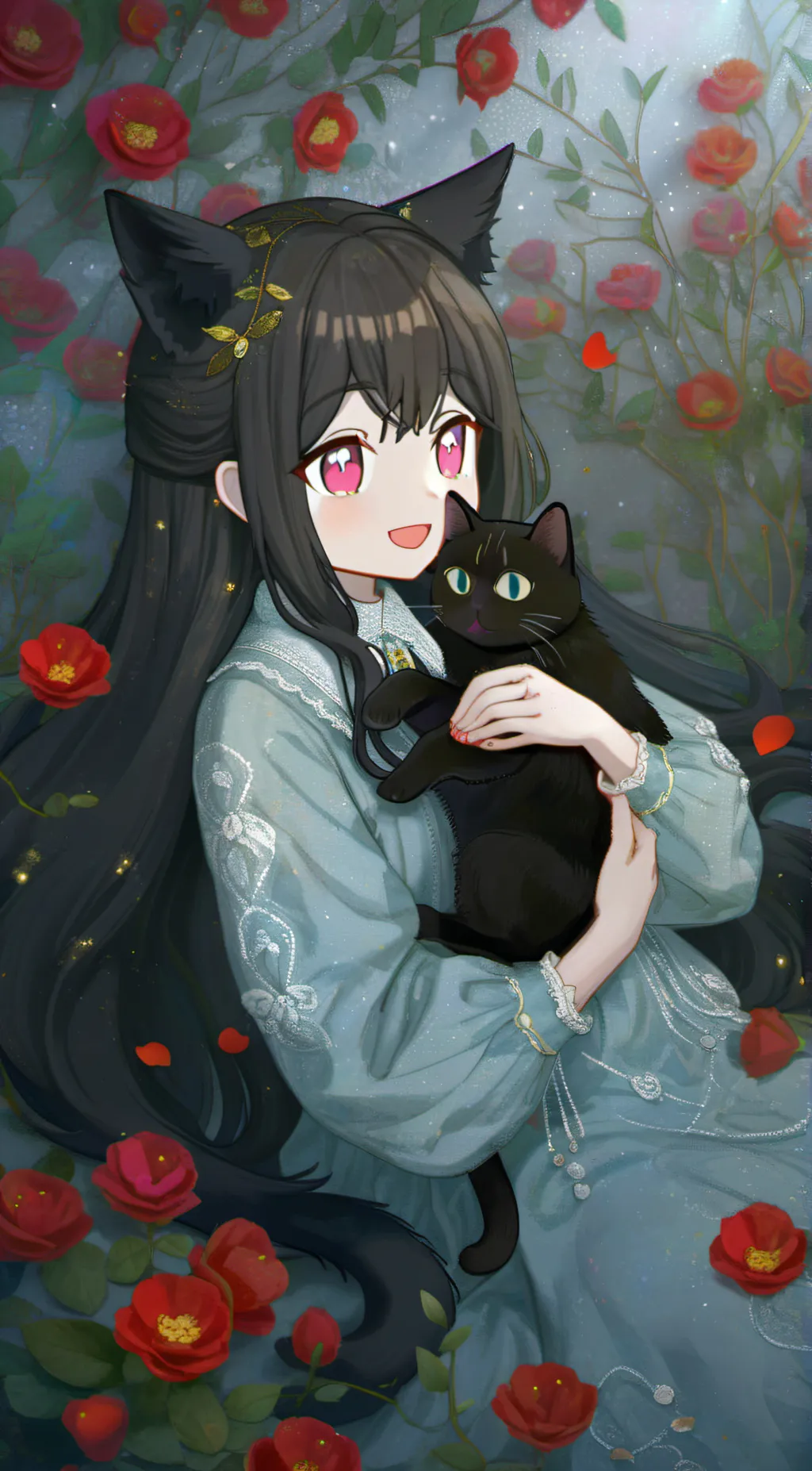 Talkie AI - Chat with Black Cat Jess