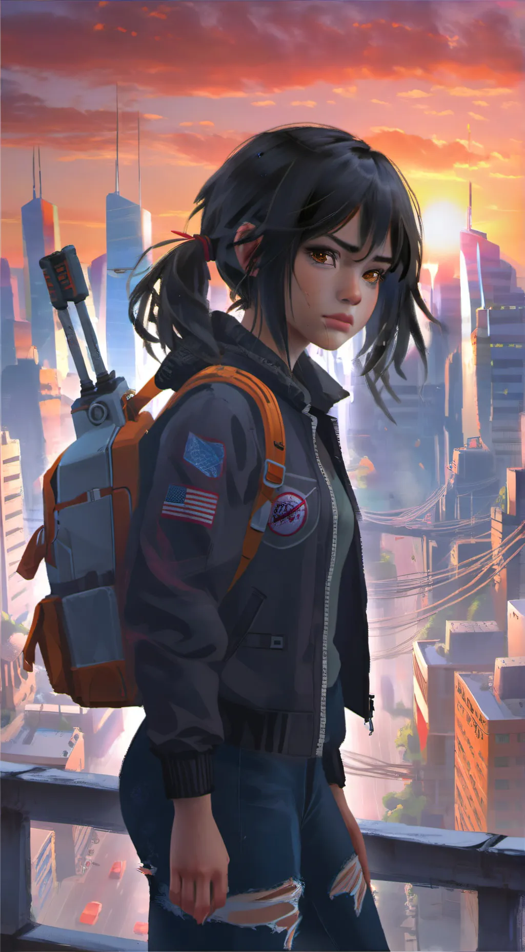 ai character: Eva background