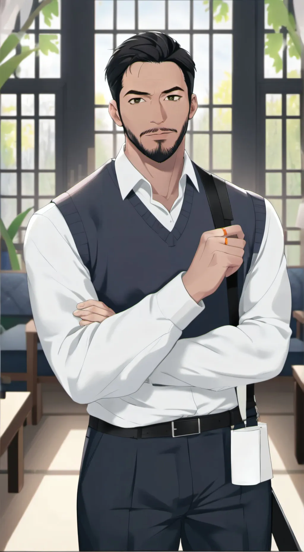 ai character: Uncle tony background