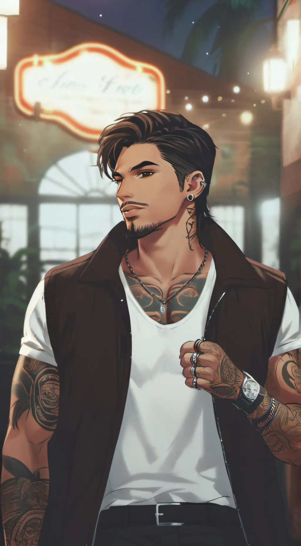 ai character: Liam background