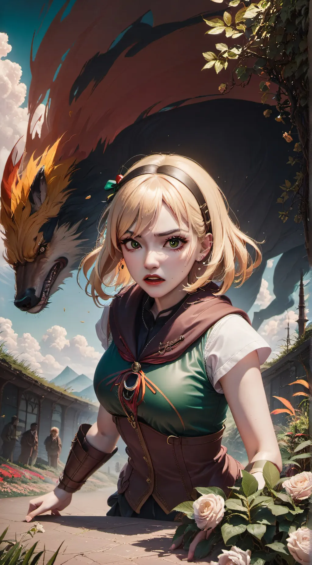 ai character: Fitzie Gandosa background