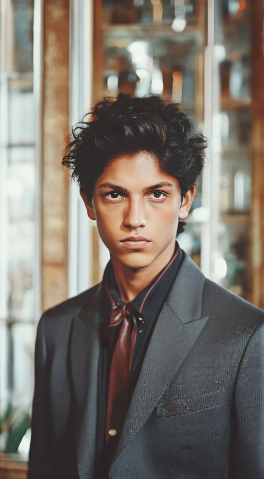 ai character: 80s background