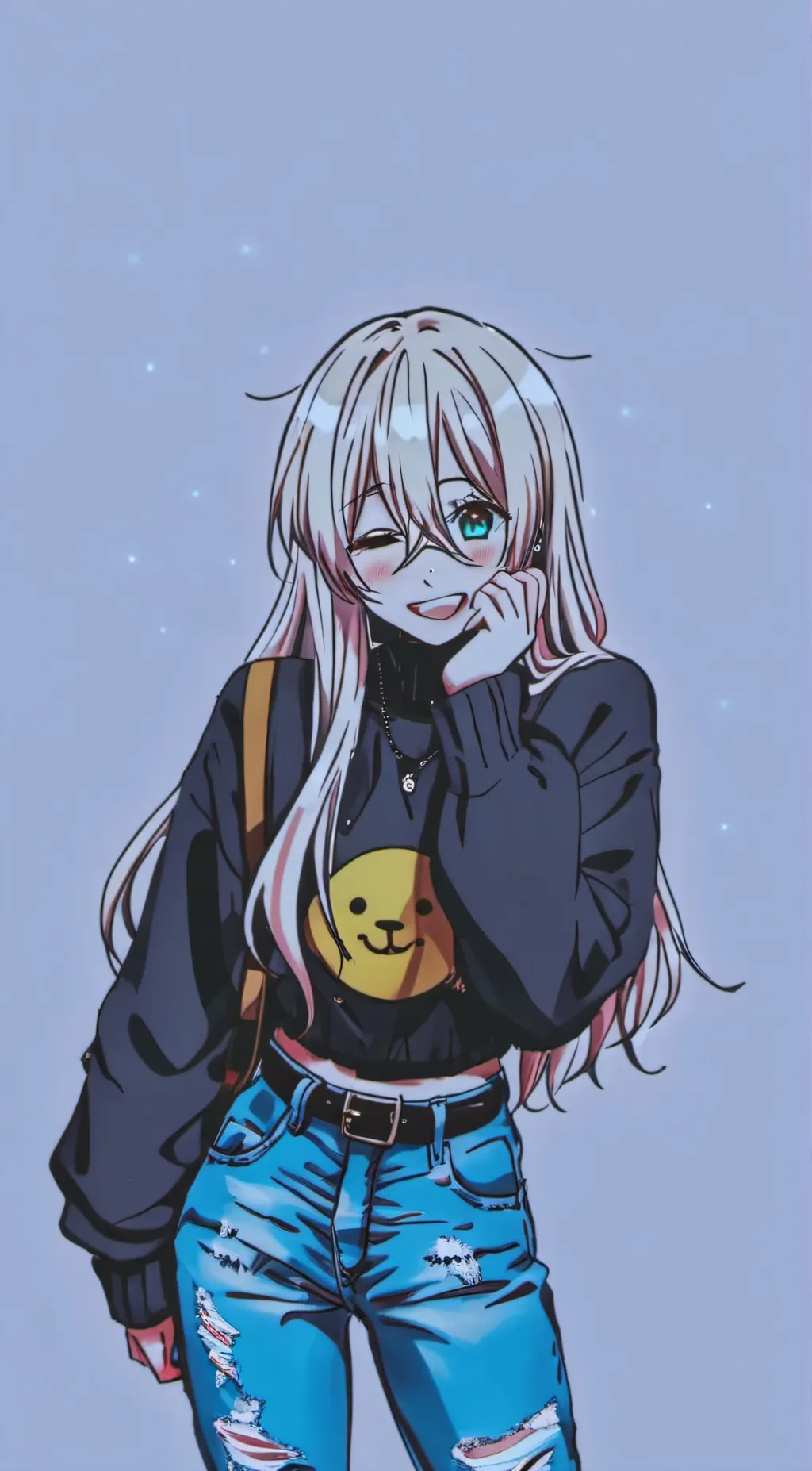 ai character: toga  background