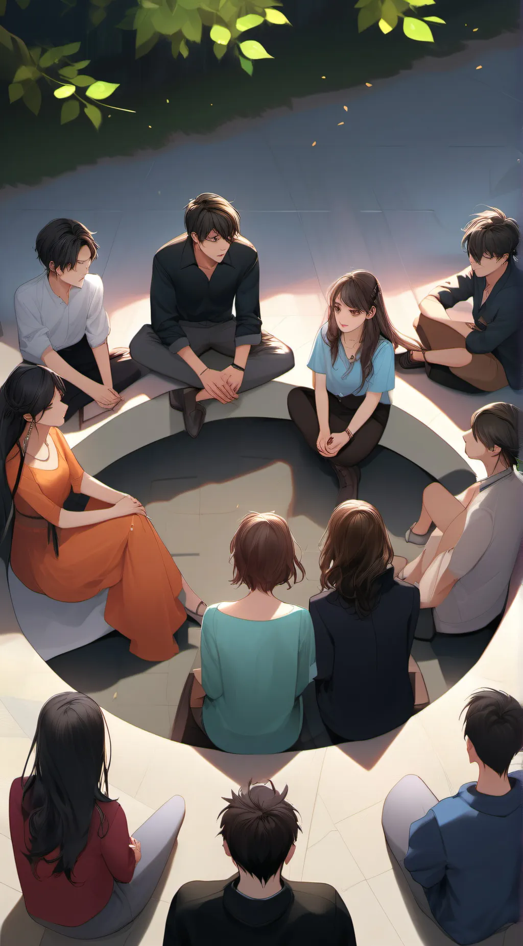 ai character: Party background