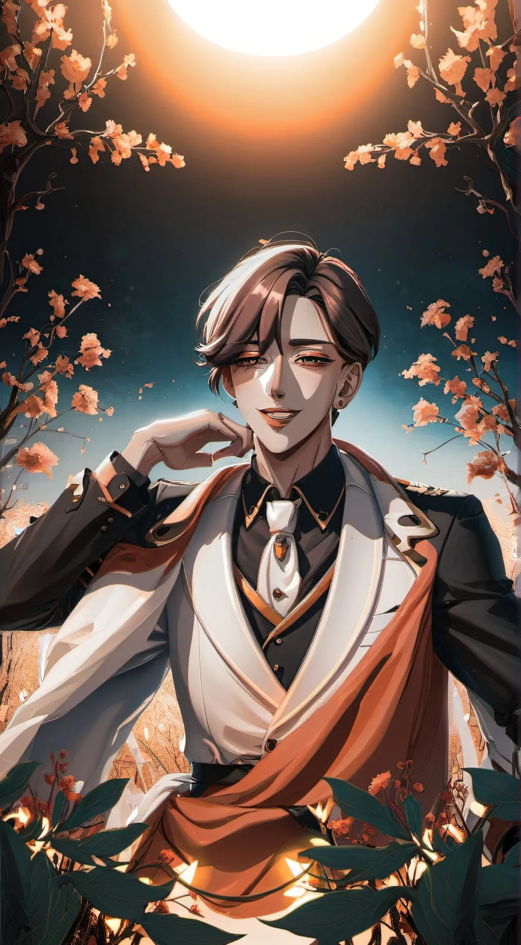 ai character: Ran Haitani  background