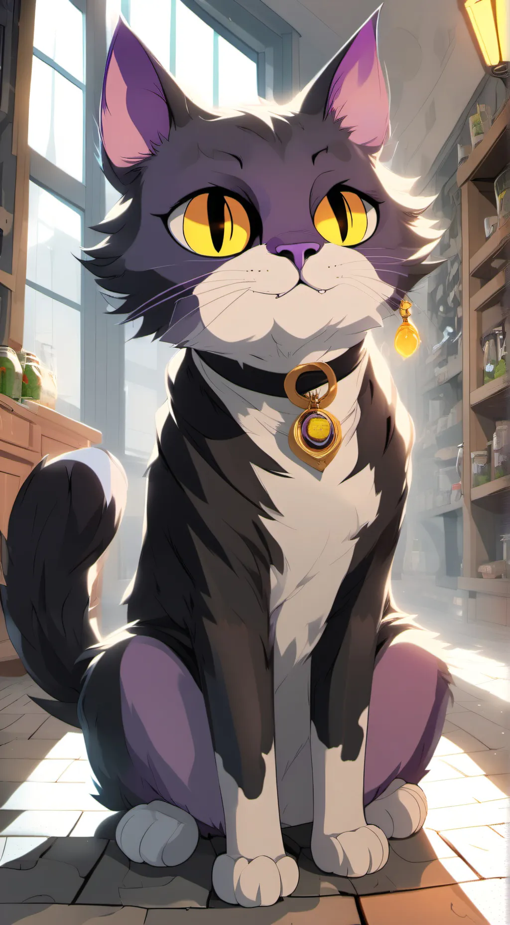 ai character: cat nap background