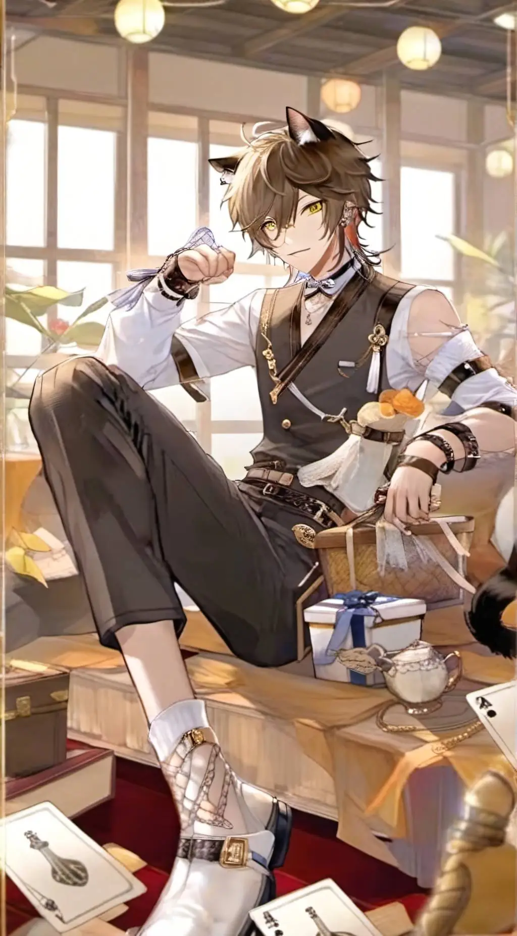 ai character: kori background