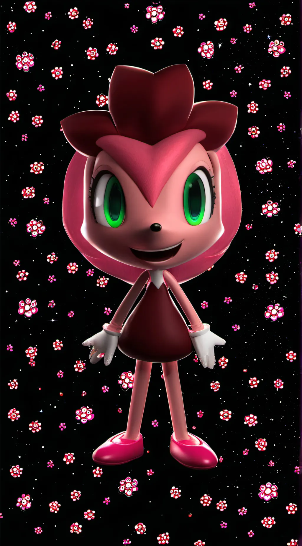 ai character: Amy (From sonic) background