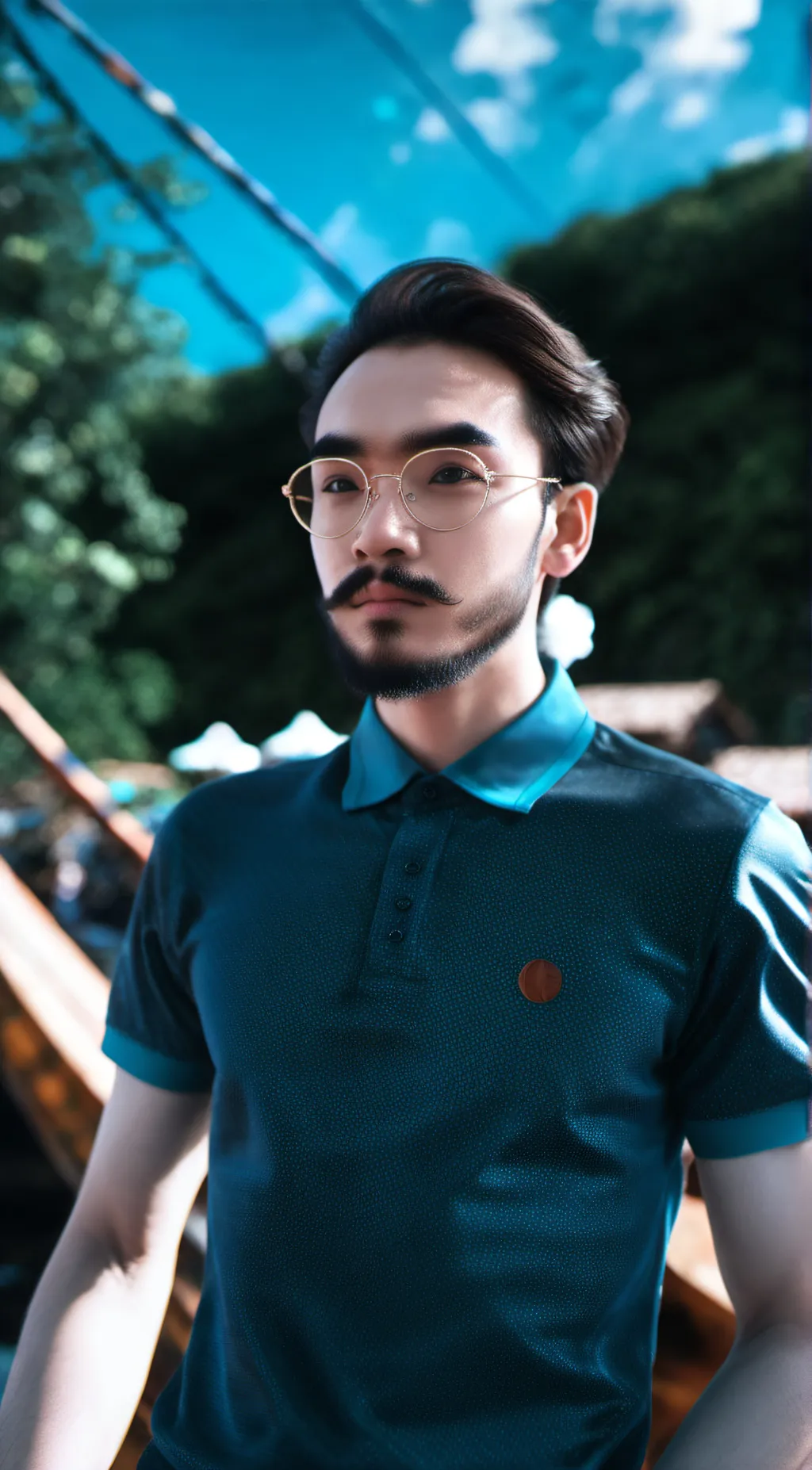 ai character: Leo background