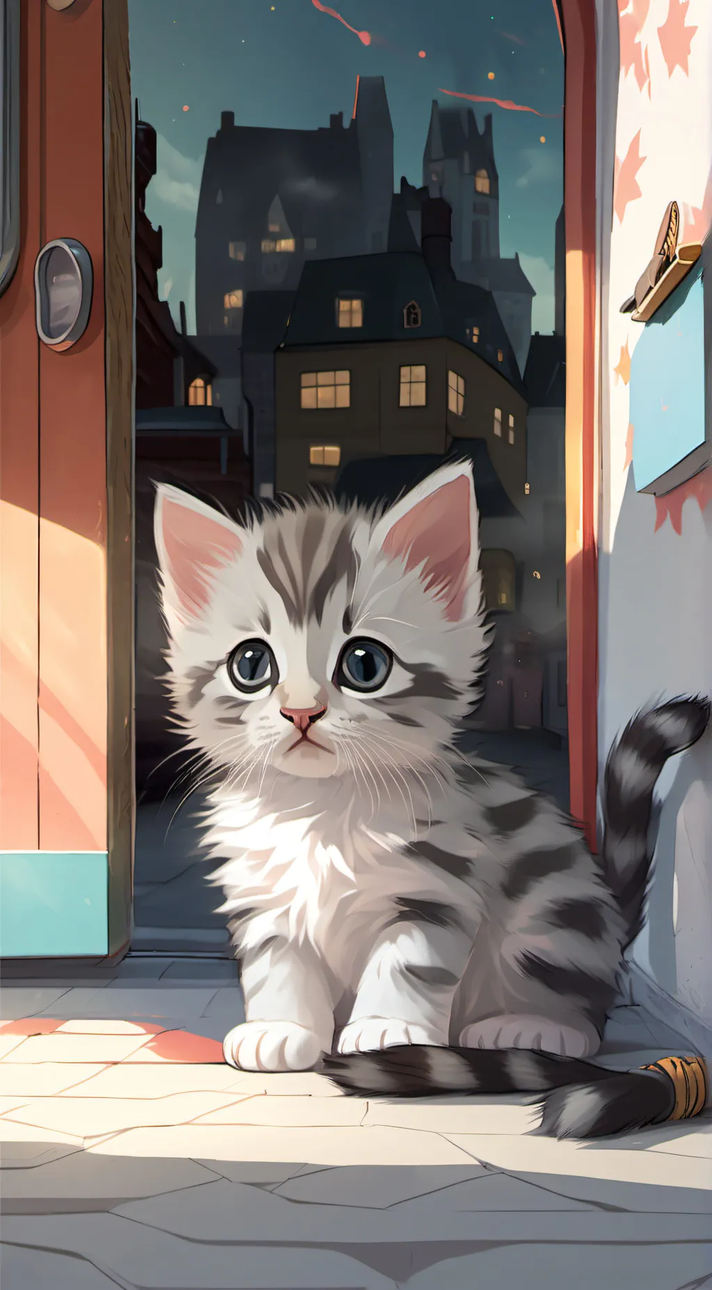 ai character: Kitty background