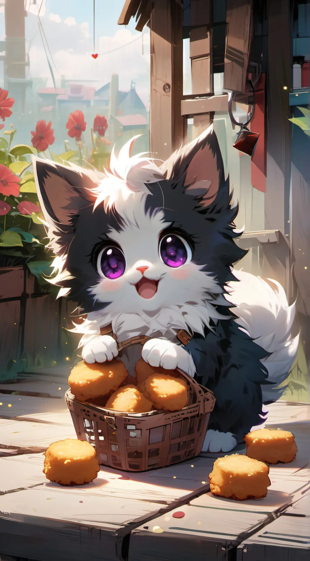 ai character: Nugget background