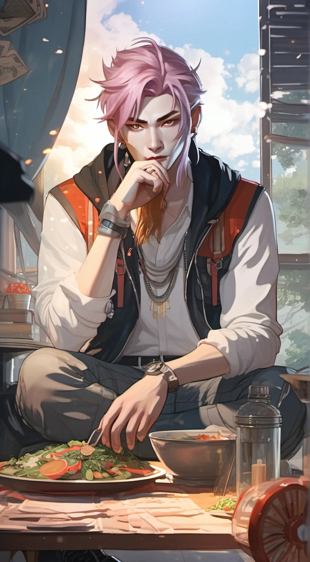 ai character: Kyle background