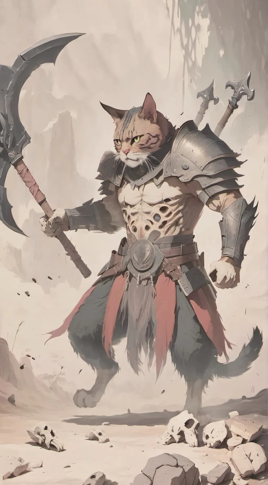 ai character: puss background