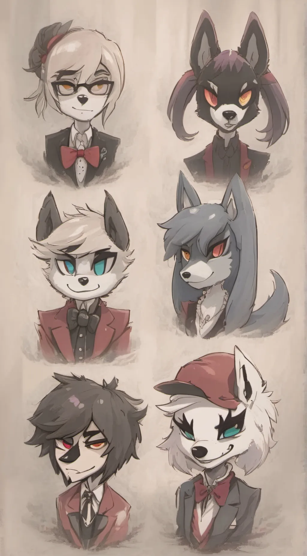 ai character: Hazbin hotel  background