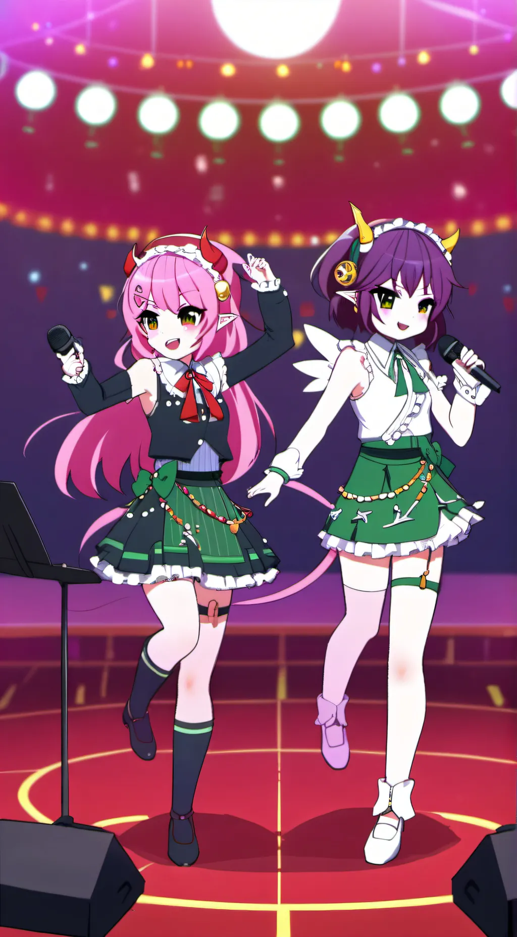 ai character: Lemon & lime  background