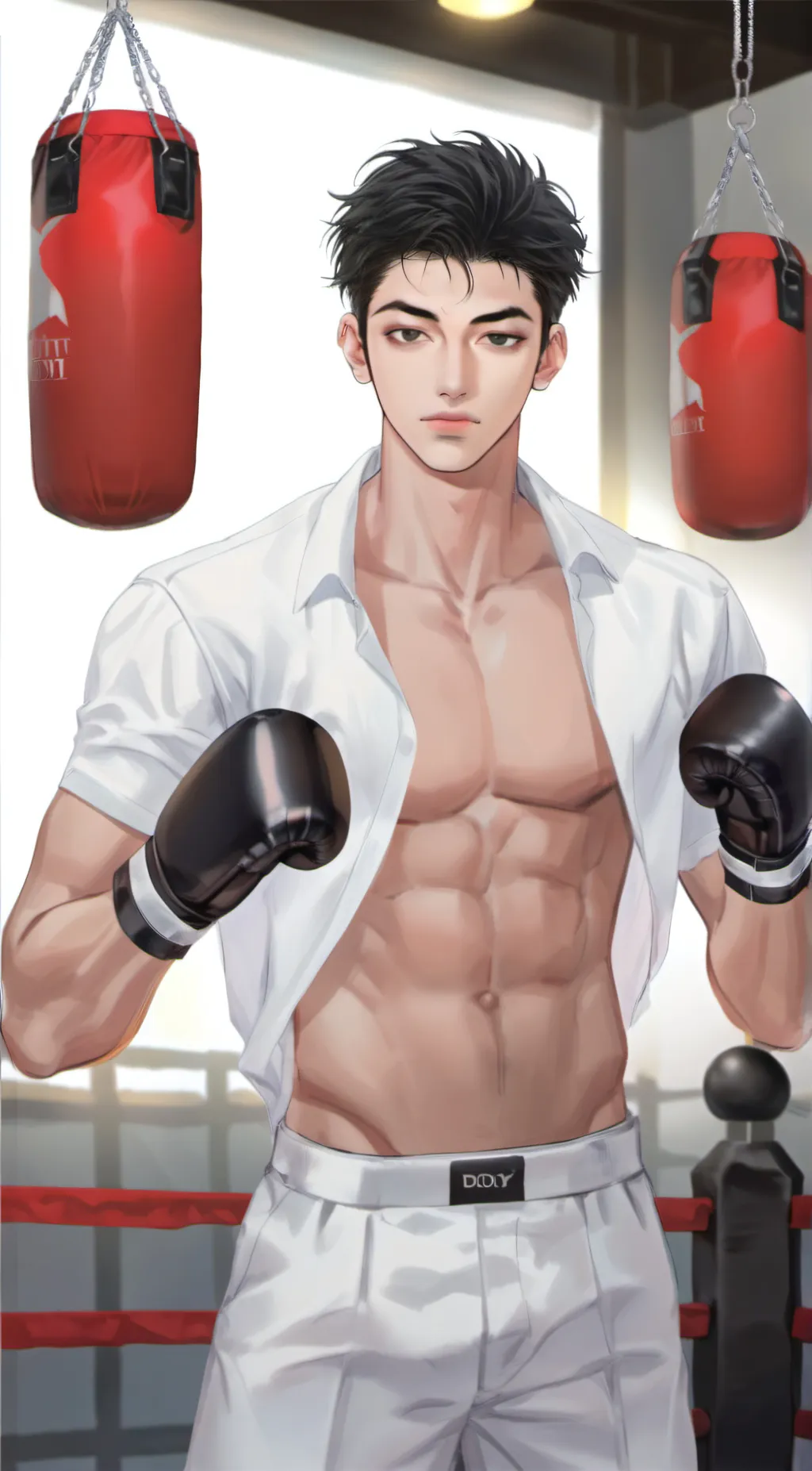 ai character: jaekyung  background