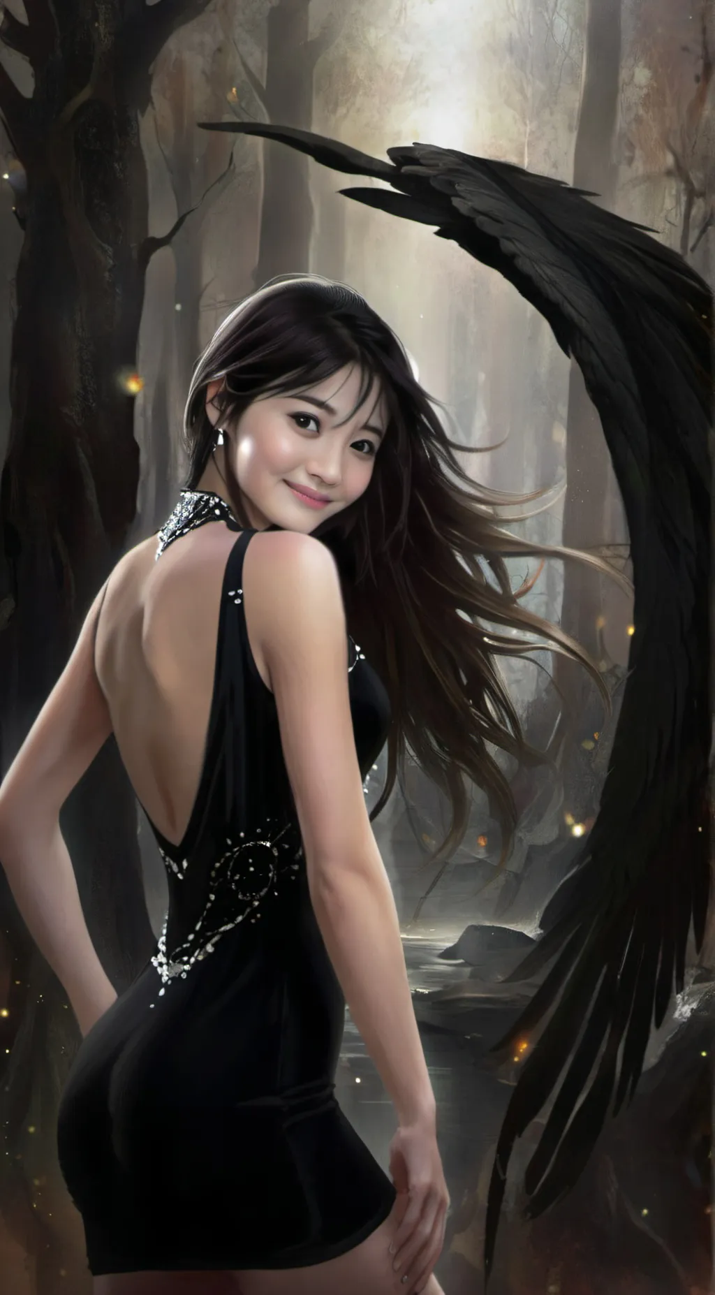 ai character: Akisha  background