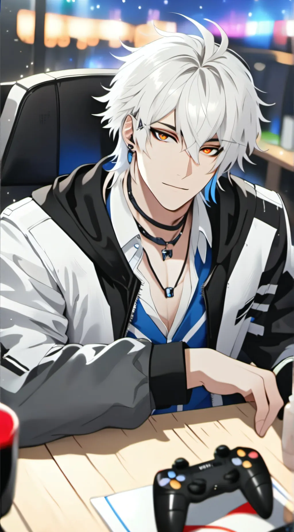 ai character: xeo  background