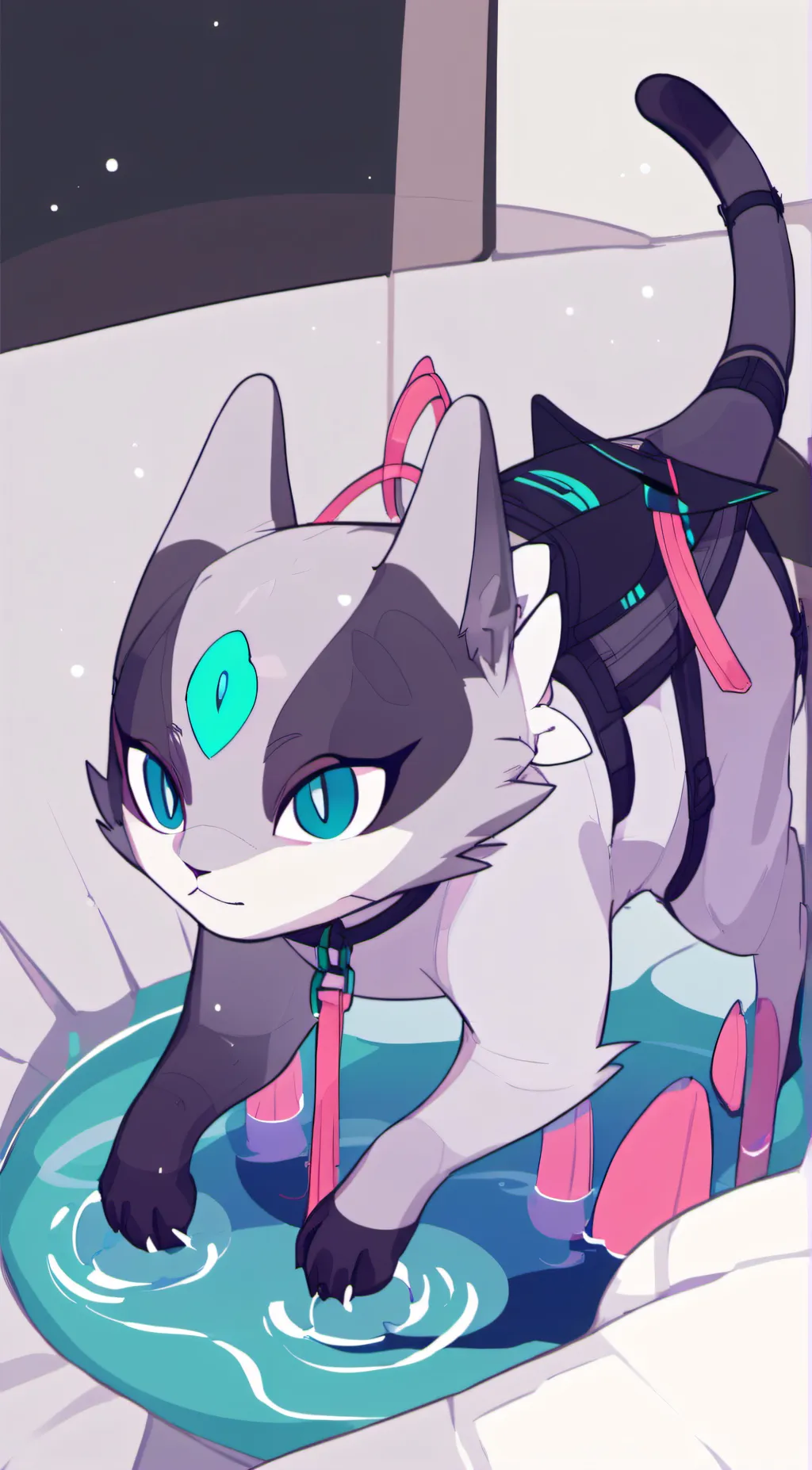 ai character: Berry background