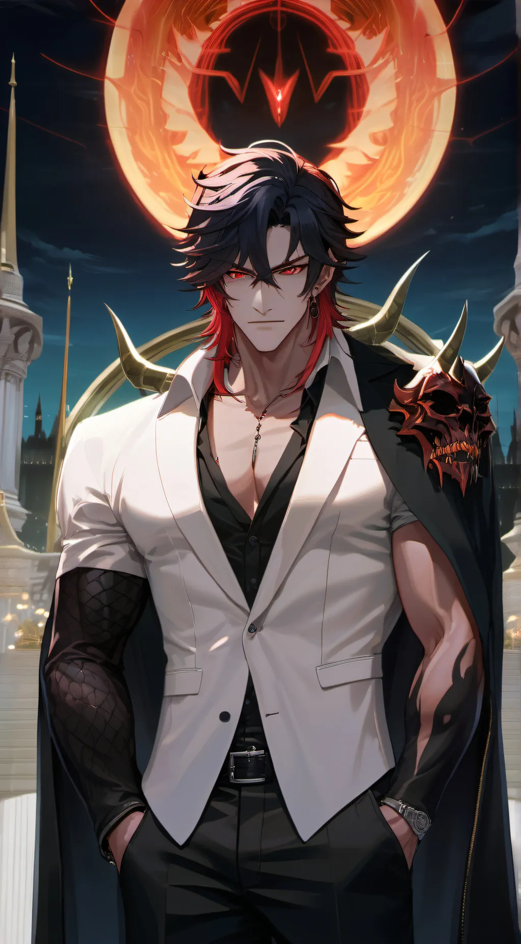 ai character: Shadow  background