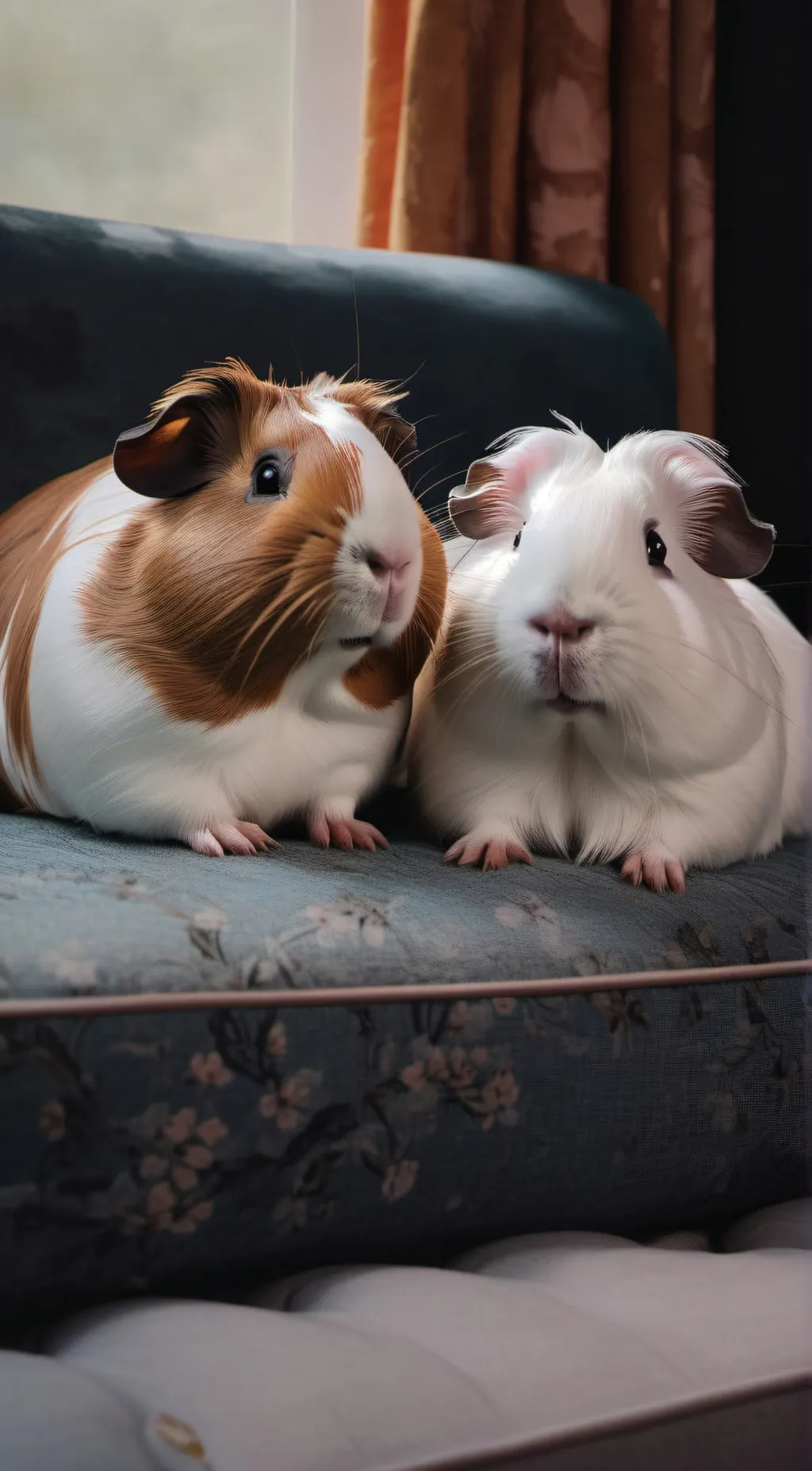 ai character: cream and potato background