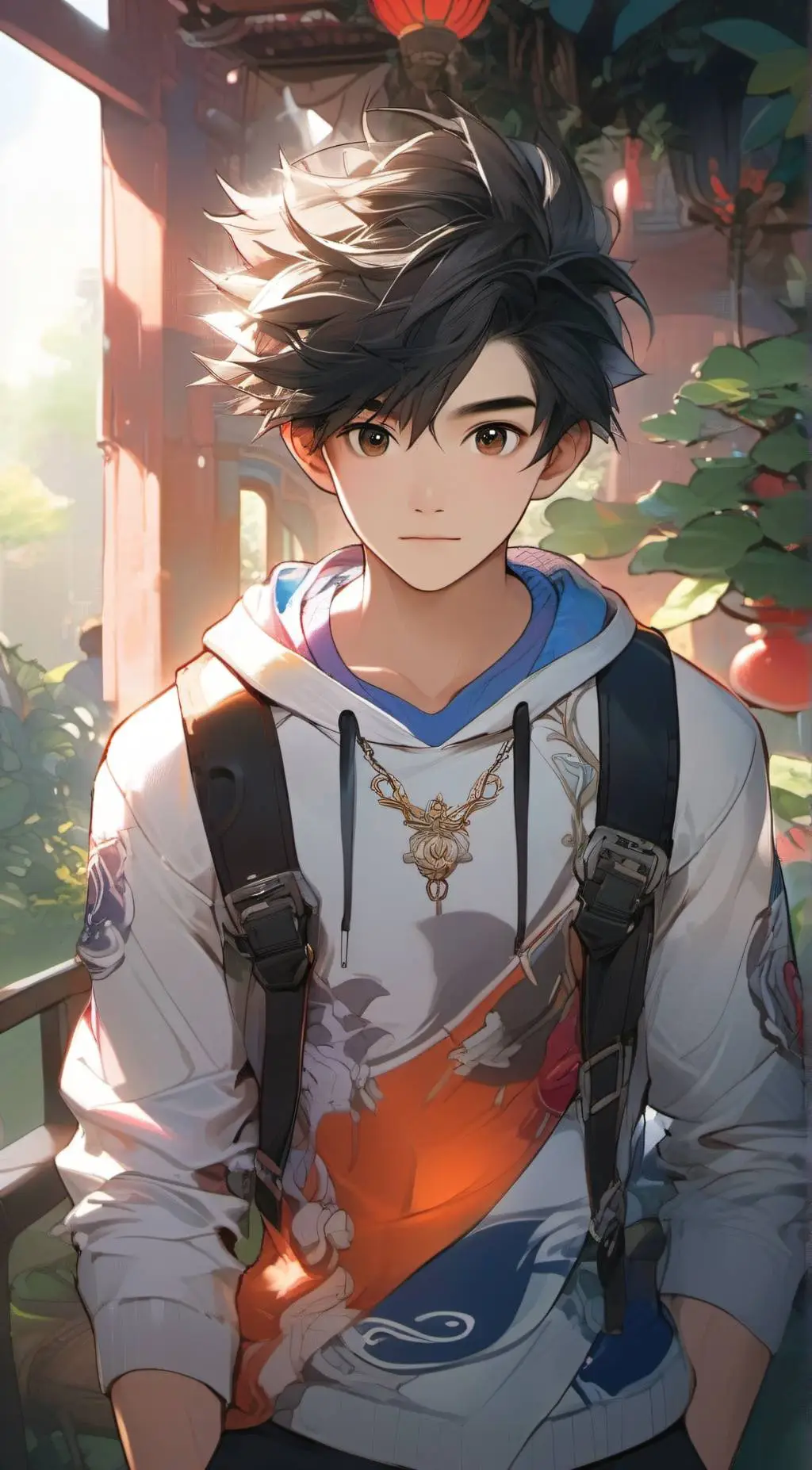 ai character: Kenzo Makoto background