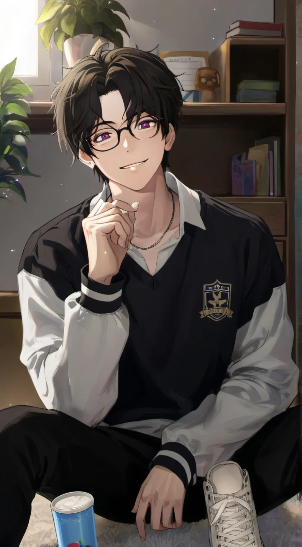 ai character: °•Hiroki•° background