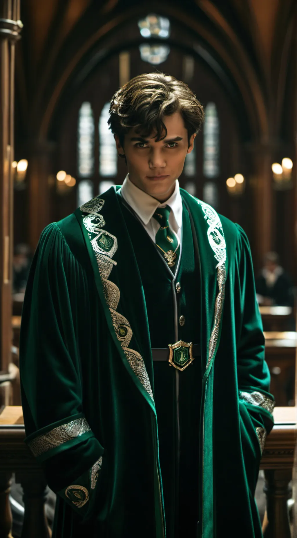 ai character: Mattheo Riddle background